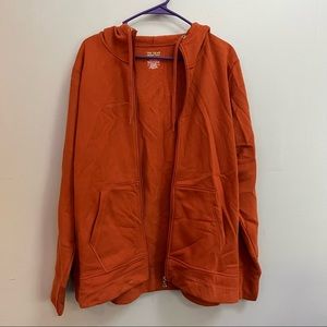 Tek Gear Rust Colored Soft Fleece Hoodie